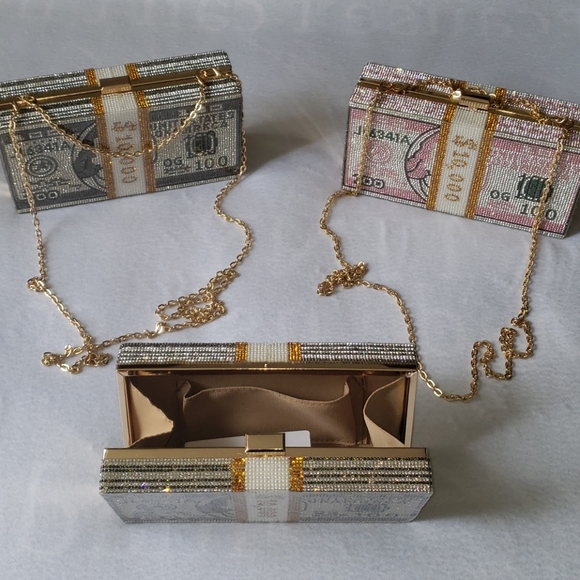 🎉🎉HP🎉🎉 💸Stack Of Cash Evening Clutch - Picture 2 of 5